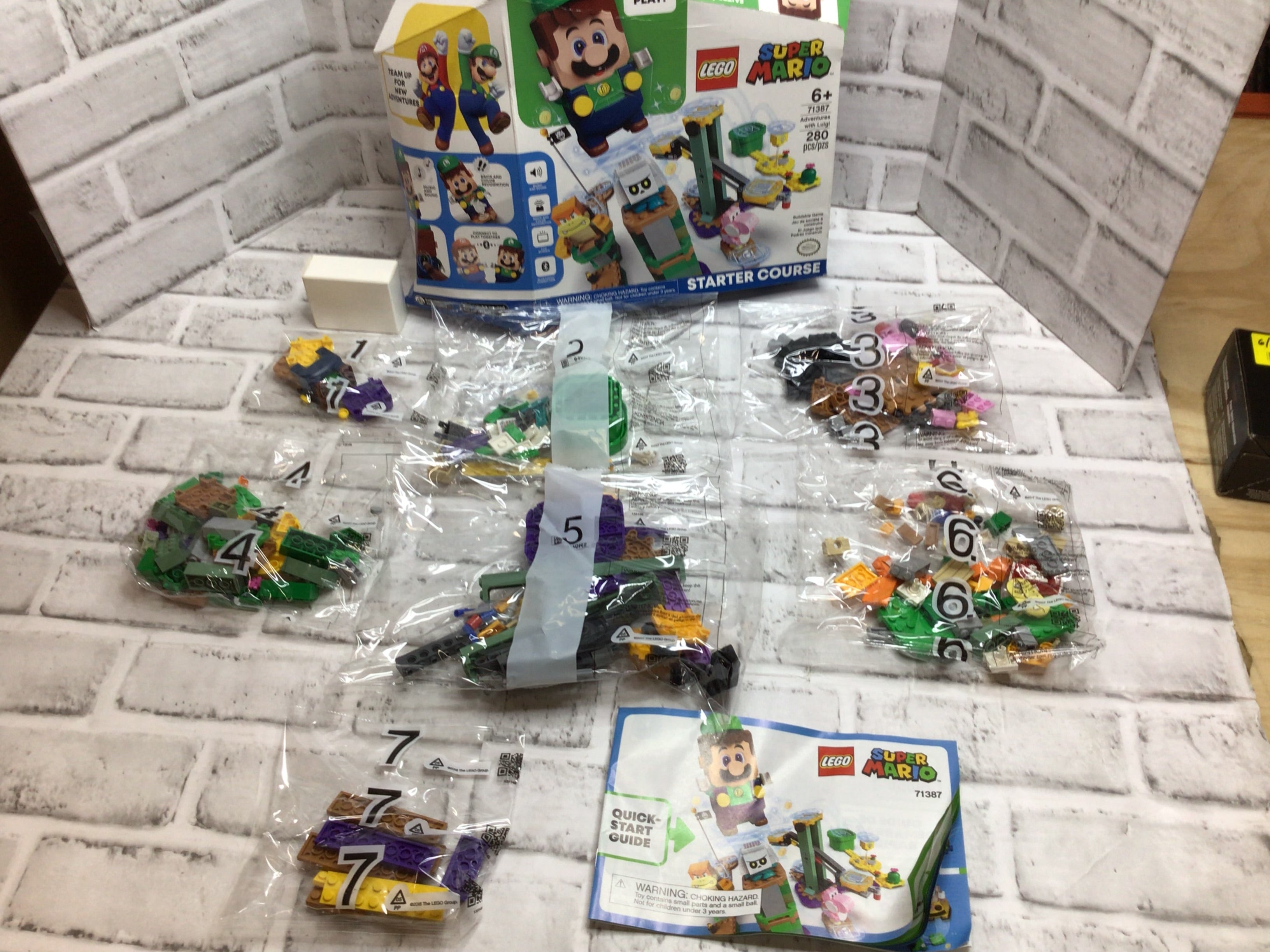 LEGO Super Mario Adventures with Luigi Starter Course 71387 Building Kit (8081908728046)
